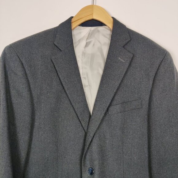 Arnold Brant Men's Wool Bamboo Blazer Jacket Size 40L Quiet Luxury Old Money - Picture 3 of 9